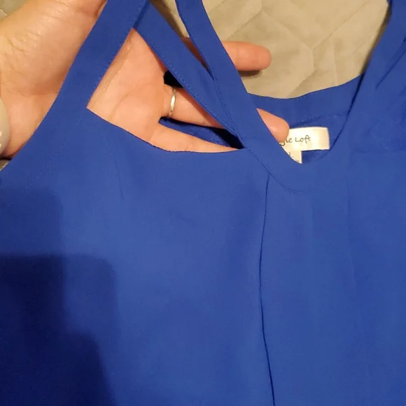 EUC Deep Royal Blue Dress - Picture 4 of 13